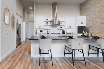 Studio, one, and two bedroom residences and townhomes